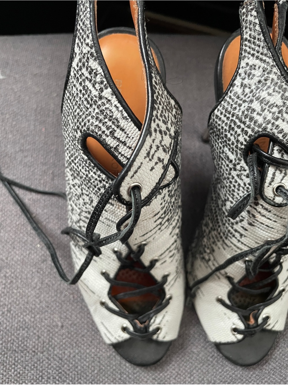Rebecca Minkoff Lace Up Booties - Rio High-Heel - Picture 5 of 11
